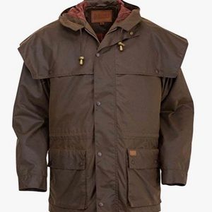 Outback Trading Men’s Unisex 2100 Swagman waterproof breathable oilskin Western